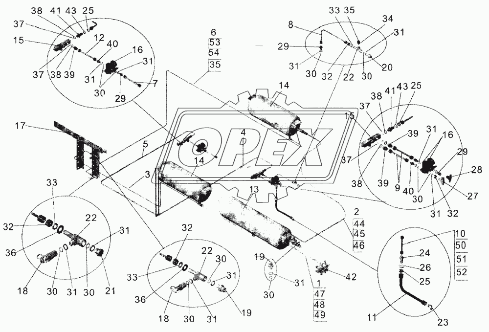 Контур потребителей МАЗ-103